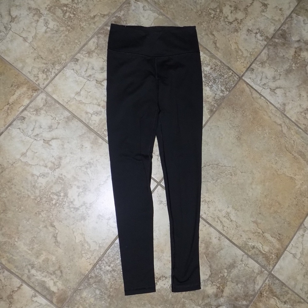 Victoria's Secret Sport Leggings Womens XS Black Excellent High Rise Athletic
